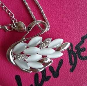 CLOSING in 2 wks, SALE Betsey Johnson Swan Necklace